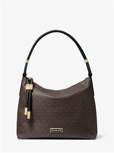 michael kors lexington medium logo shoulder bag|Lexington Medium Logo Shoulder Bag .